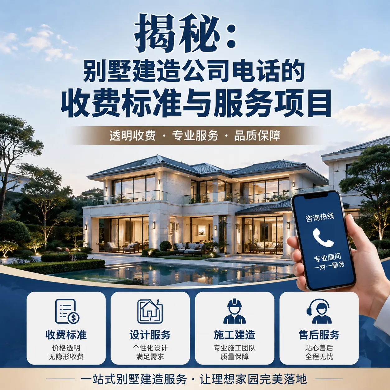 揭秘：三都别墅建造公司电话的收费标准与服务项目