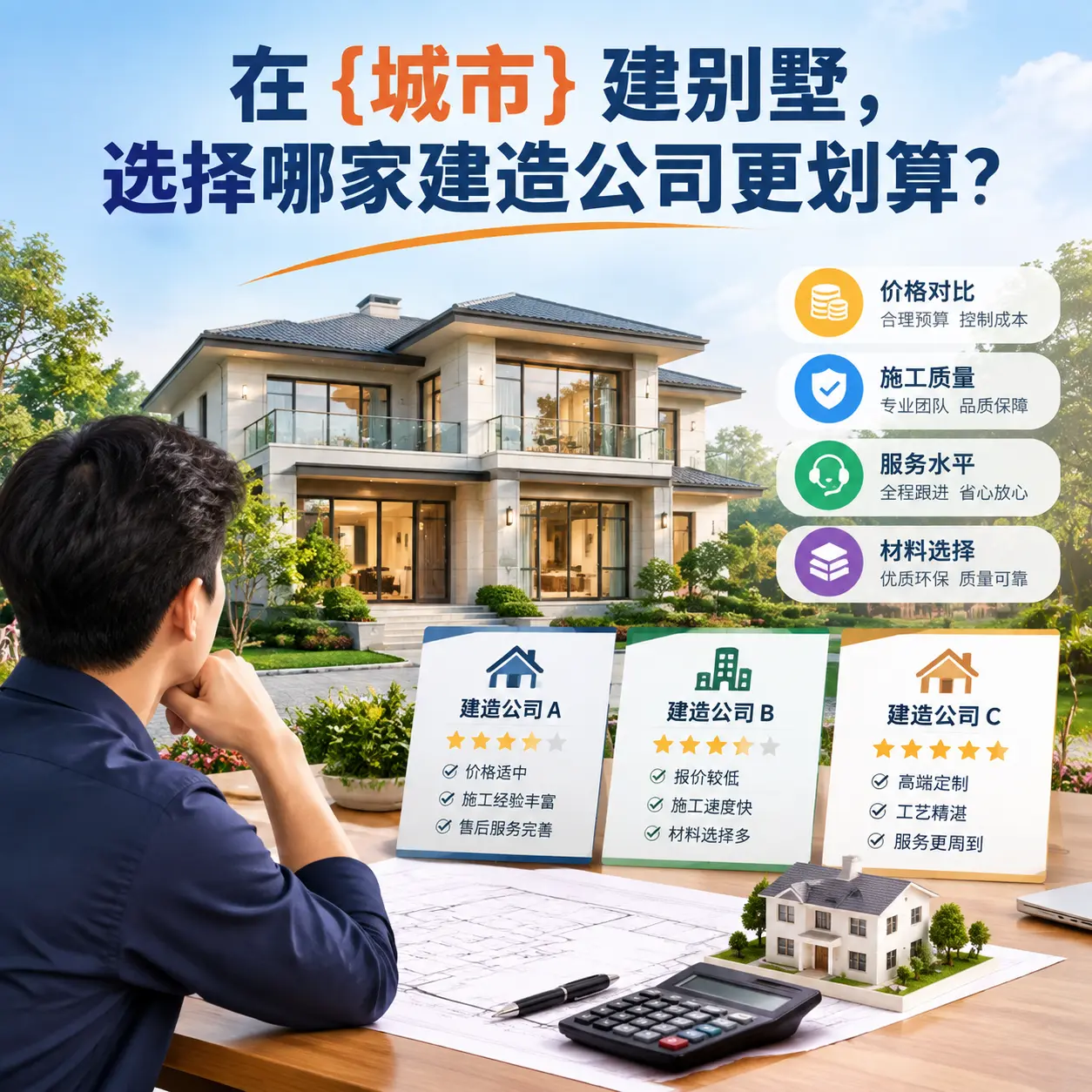 在 三都 建别墅,选择哪家建造公司更划算?