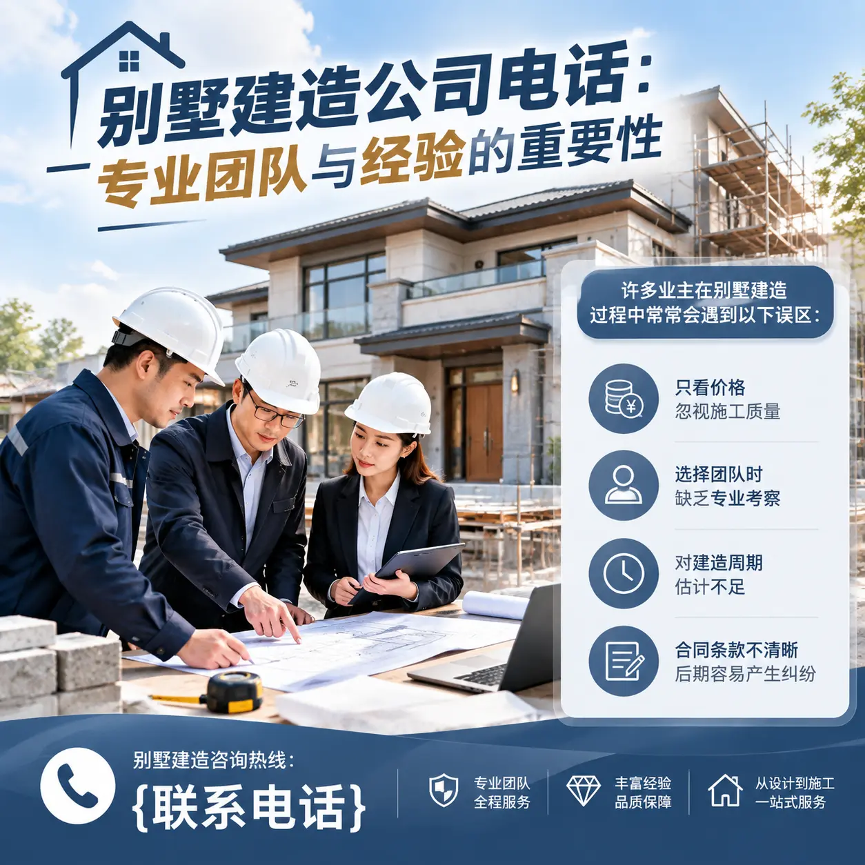 三都别墅建造公司电话:专业团队与经验的重要性