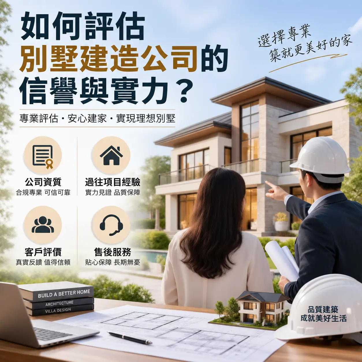 如何评估 三都 别墅建造公司的信誉与实力？