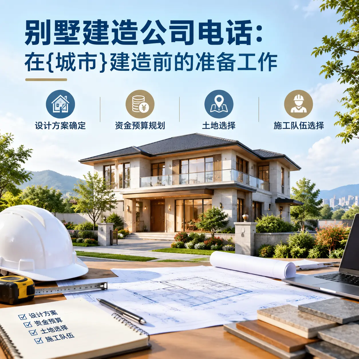 别墅建造公司电话：在三都建造前的准备工作