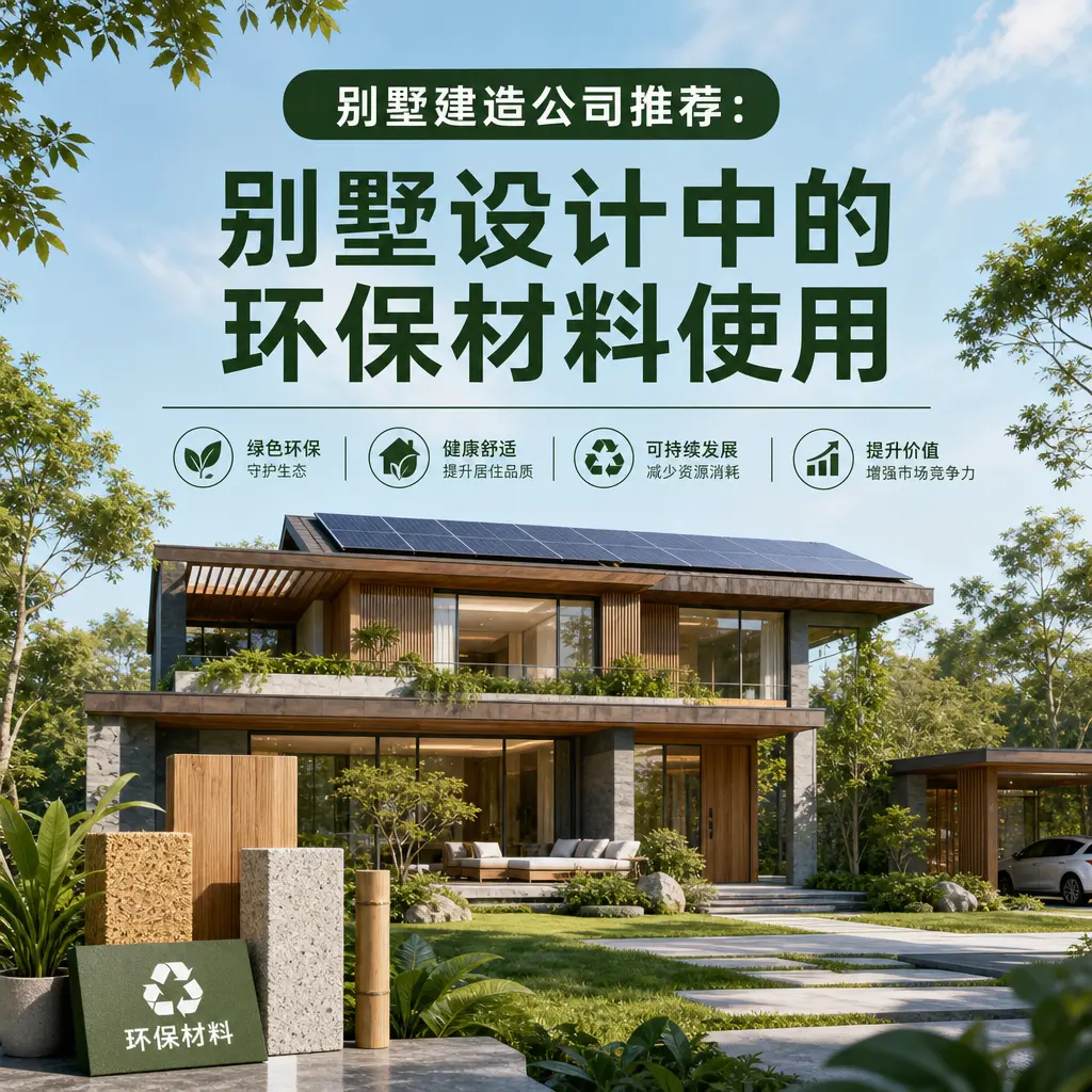 别墅建造公司推荐: 三都 别墅设计中的环保材料使用