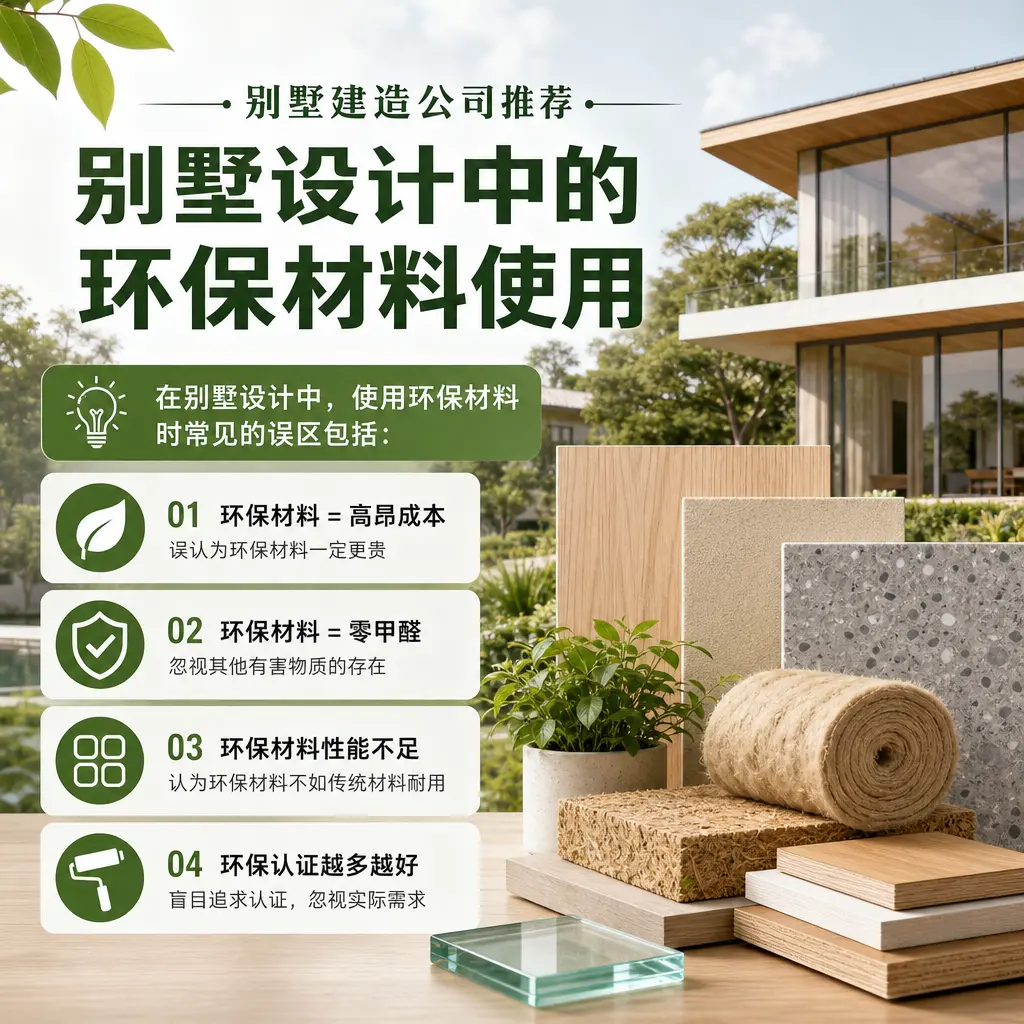 别墅建造公司推荐: 三都 别墅设计中的环保材料使用